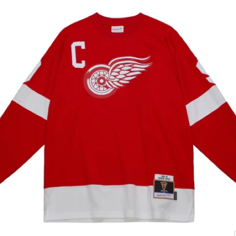 Gordie Howe Detroit Red Wings Mitchell & Ness 1960 Blue Line Authentic Jersey - Picture 9 of 11